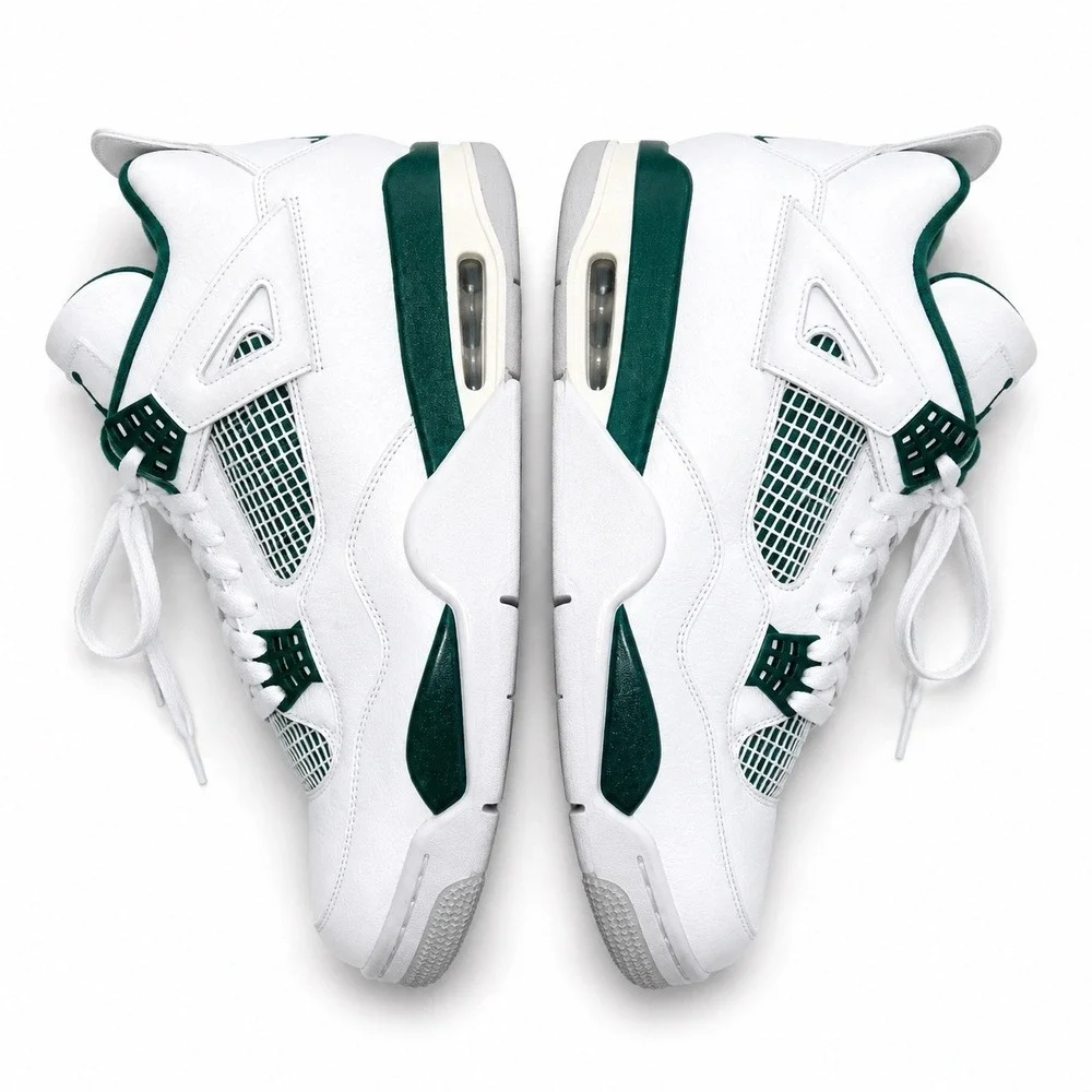 Air Jordan 4 Retro Oxidized Green Mens Size 11.5 Basketball Sneakers FQ8138-103